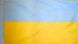 Ukraine Flag with Pole Sleeve - For Indoor Use