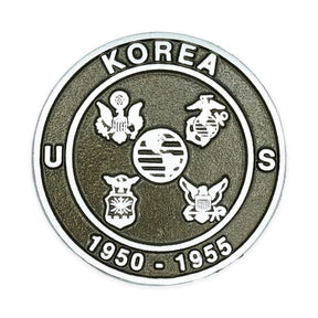 Aluminum Korean War grave marker