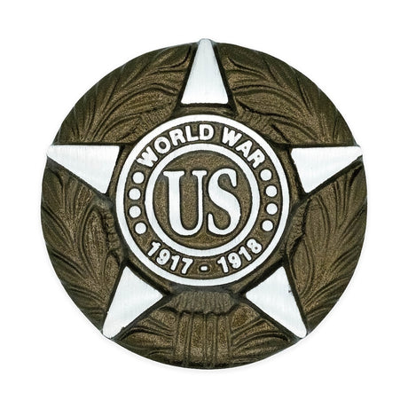 Aluminum World War One grave marker