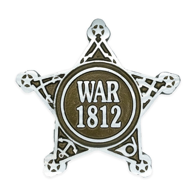 Aluminum War Of 1812 grave marker