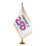 America250™ Deluxe Oak Flag Set
