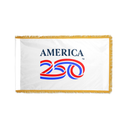 Official America250™ Nylon Indoor Fringed Flag