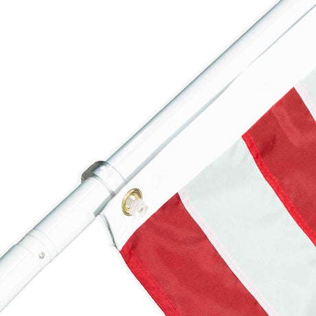 White American flag set with rings