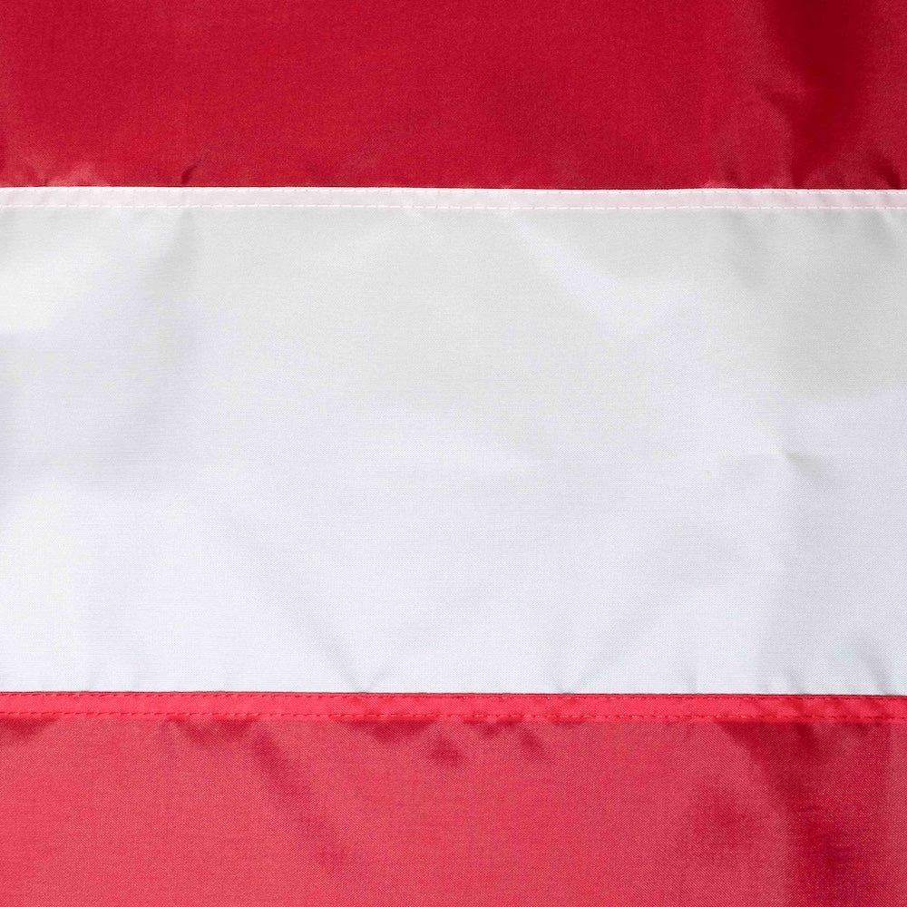 Betsy Ross 1776-2026 embroidered nylon pulldown stripes