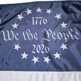 Betsy Ross "We The People" nylon flag star field
