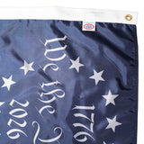 Betsy Ross "We The People" nylon flag heading