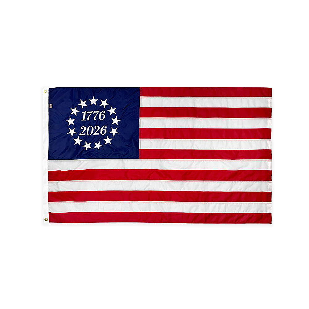 3x5 Betsy Ross 250th Anniversary Flag embroidered stars 