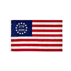 3x5 Betsy Ross 250th Anniversary Flag embroidered stars 