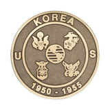 Bronze Korean War grave marker