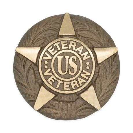 Bronze US Veteran grave marker