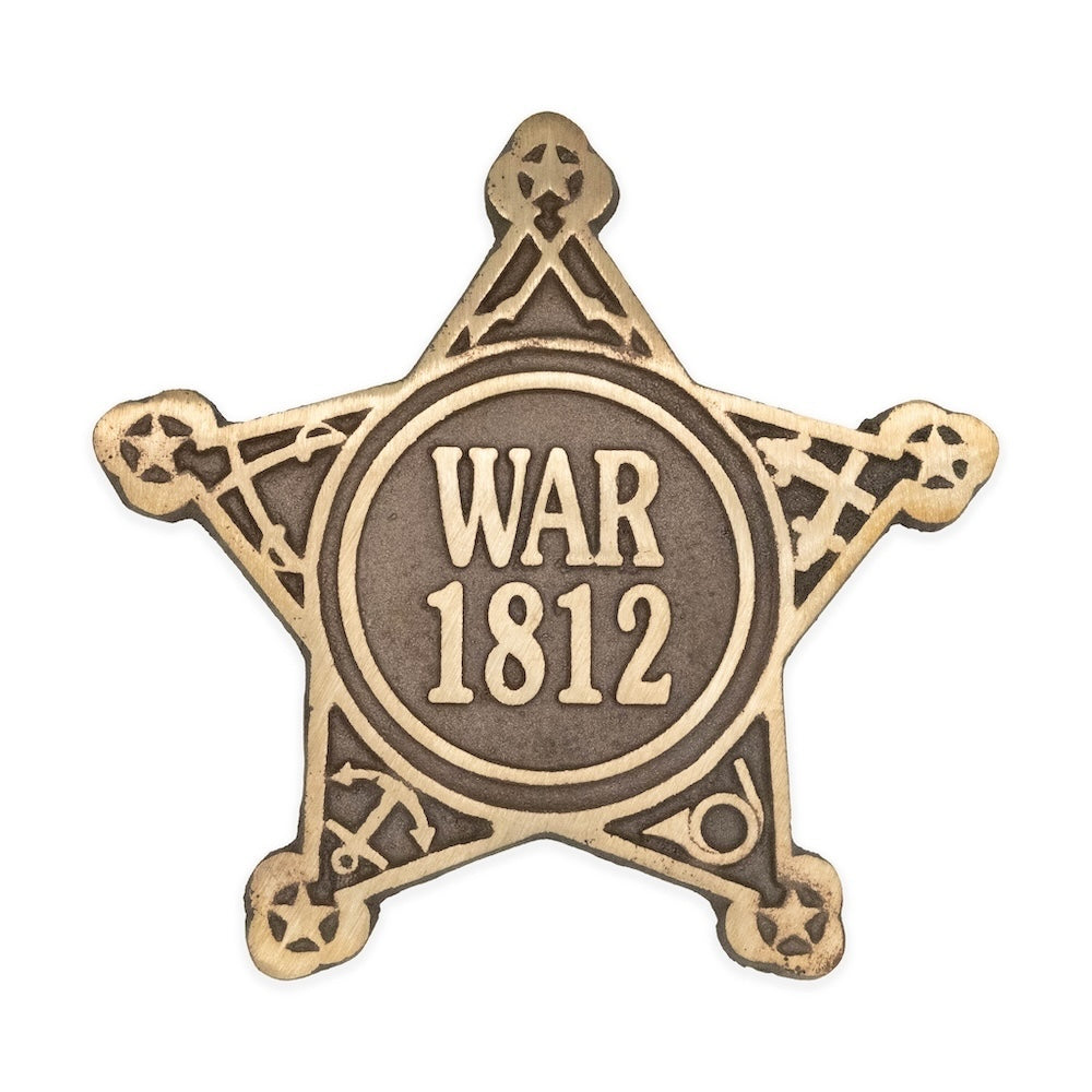 Bronze War of 1812 grave marker