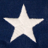 Standard Cotton American flag embroidered star