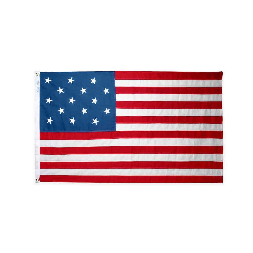 Cotton Star Spangled Banner flag with grommets