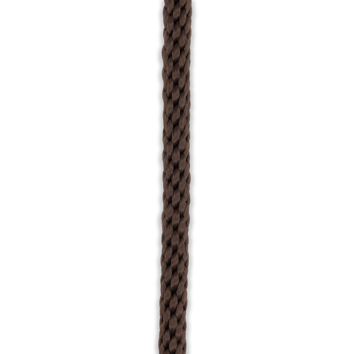 Bronze halyard rope cut to length for flagpoles, durable outdoor-grade cord for raising and lowering flags.