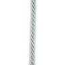Silver halyard rope cut to length for flagpoles, durable outdoor-grade cord for raising and lowering flags.