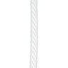 White halyard rope cut to length for flagpoles, durable outdoor-grade cord for raising and lowering flags.