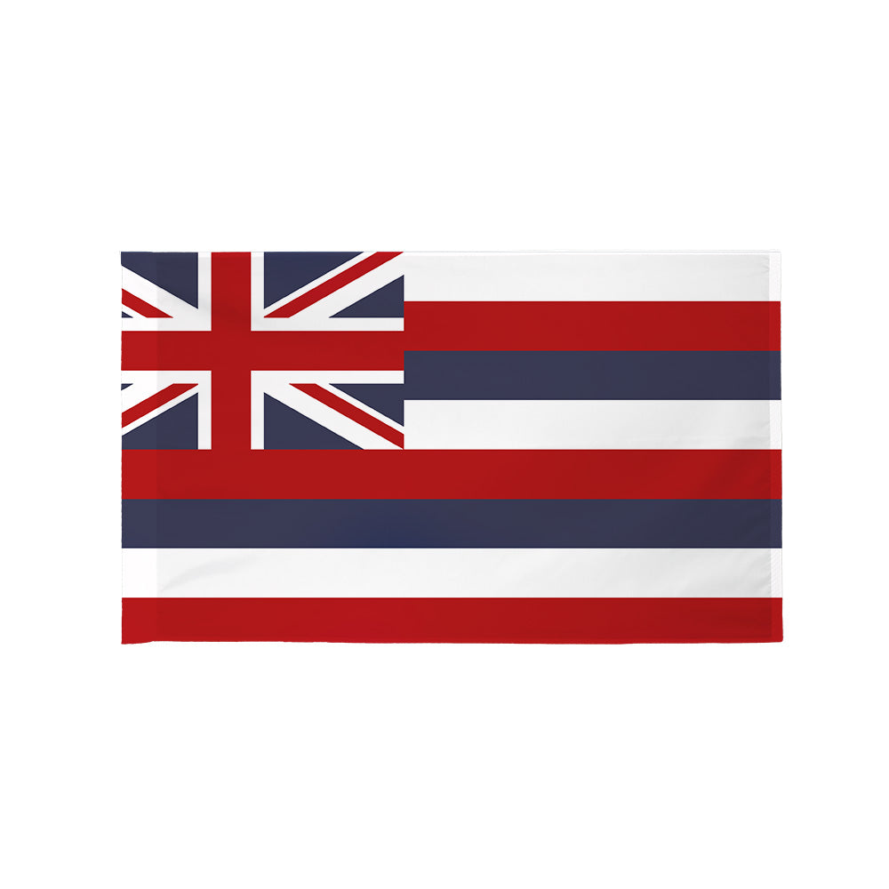 Hawaii state flag with pole sleeve