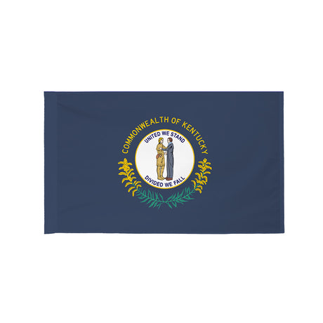 Kentucky state flag with pole sleeve