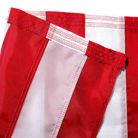 Legacy American flag fly end
