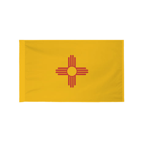 New Mexico state flag with pole sleeve