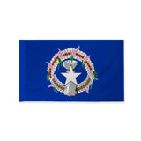Northern Marianas flag with pole sleeve
