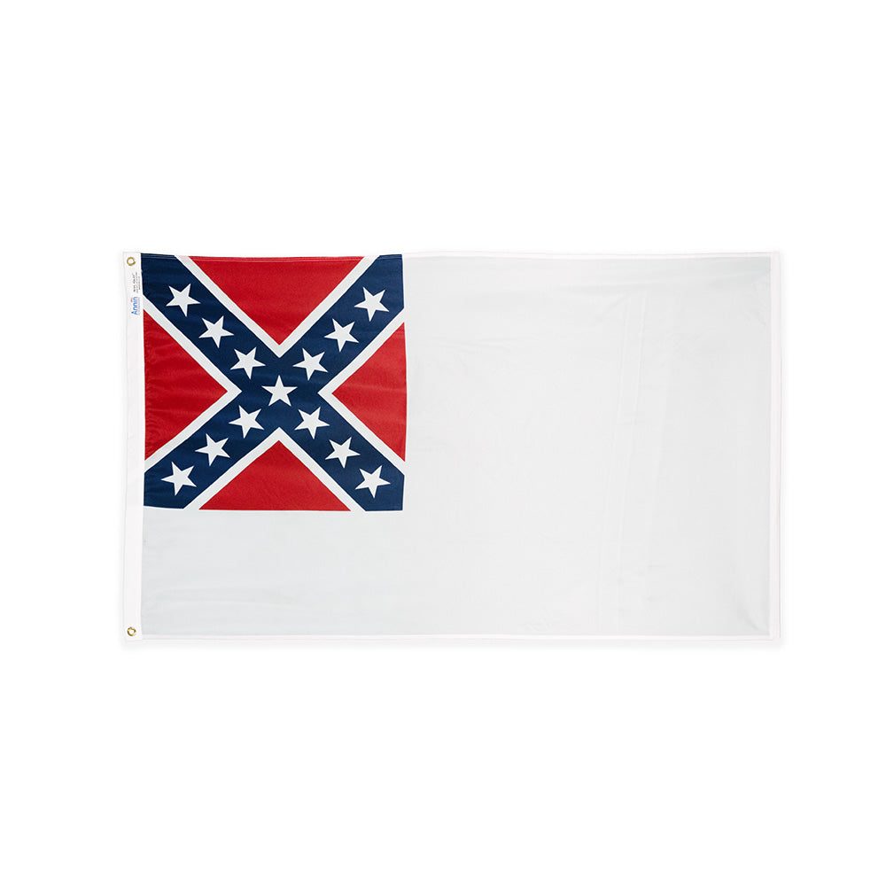 Nylon 2nd Confederate flag with grommets