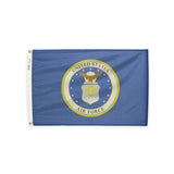 Nylon Air Force civilian flag with grommets