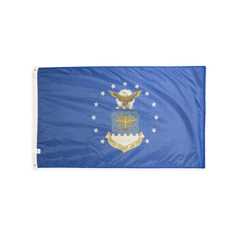 Nylon Air Force government design flag with grommets