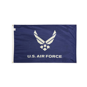 Nylon Air Force blue flag with grommets