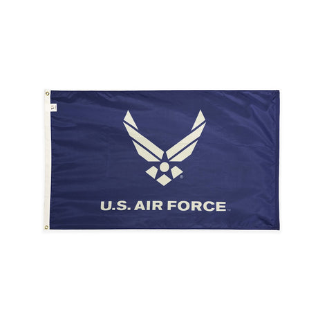 Nylon Air Force blue flag with grommets