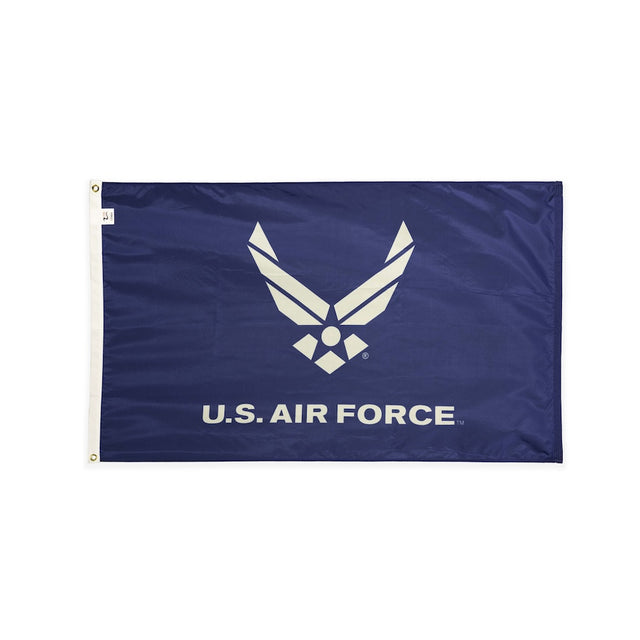 Nylon Air Force blue flag with grommets