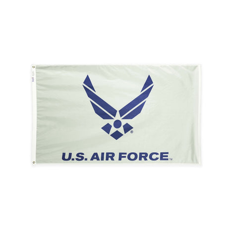 Nylon Air Force white flag with grommets