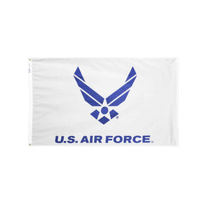 Nylon Air Force white flag with grommets