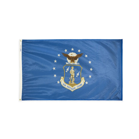 Nylon Air National Guard flag with grommets