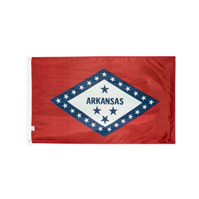Nylon Arkansas state flag with grommets