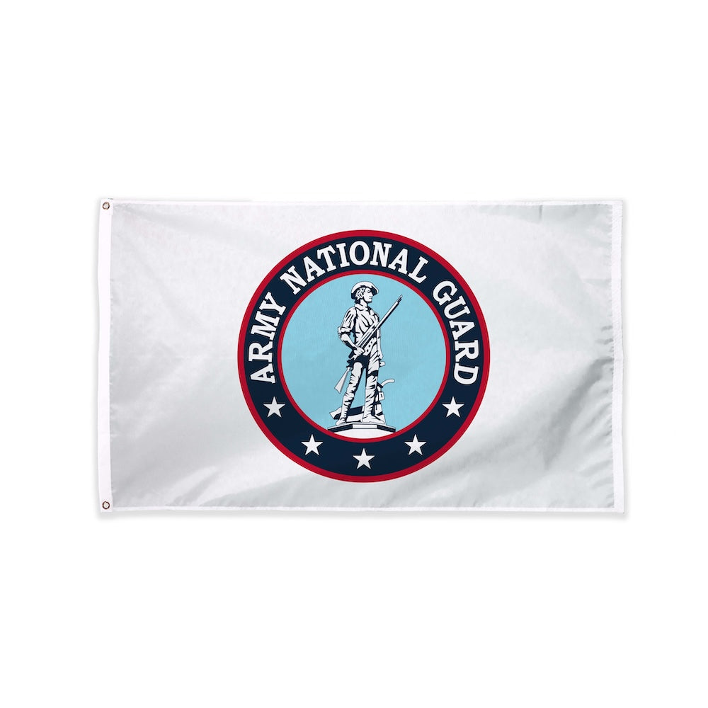 Nylon Army National Guard flag with grommets