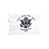 Nylon Coast Guard flag with grommets
