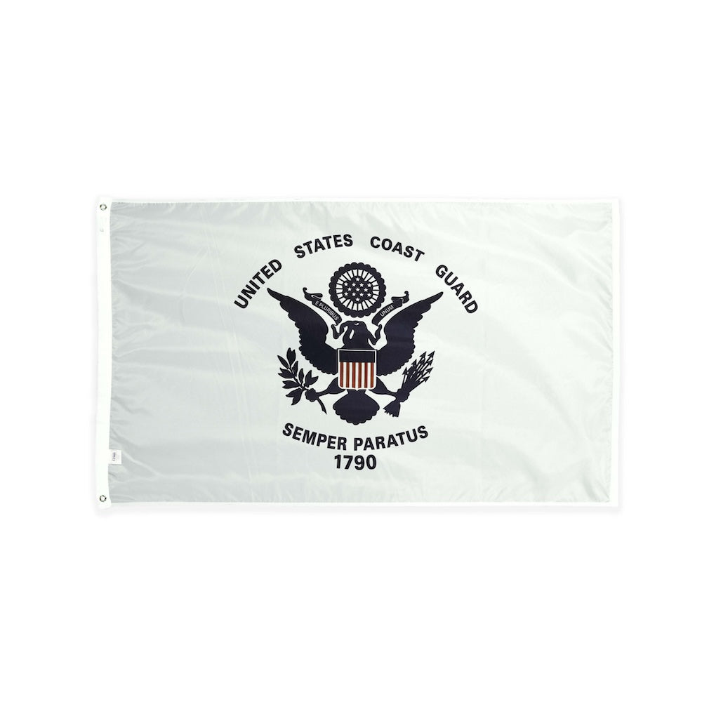Nylon Coast Guard flag with grommets