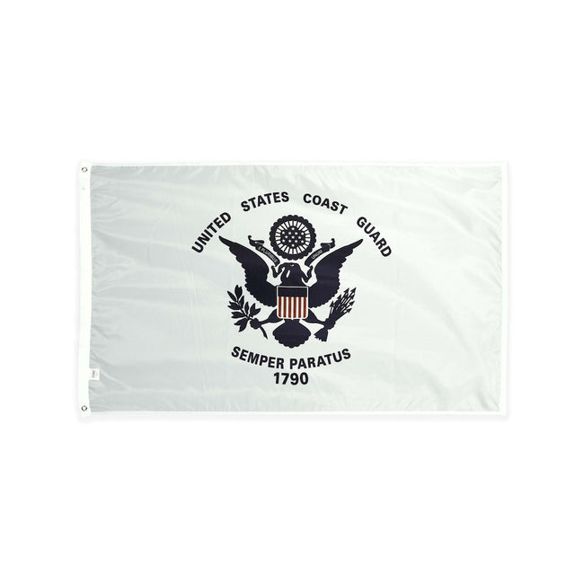Nylon Coast Guard flag with grommets