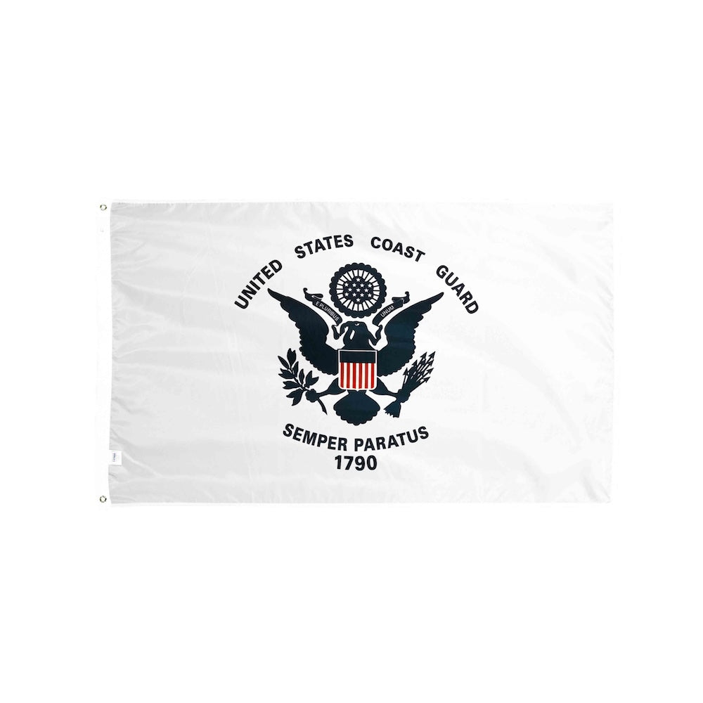 Nylon Coast Guard flag with grommets