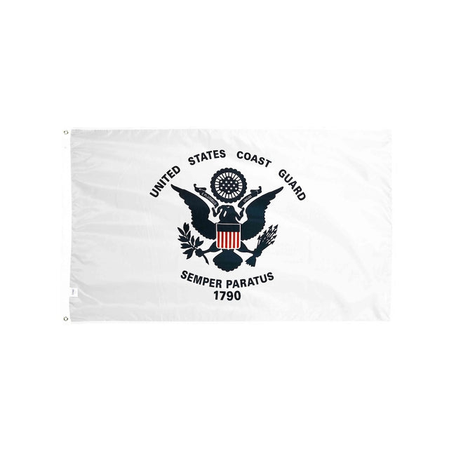 Nylon Coast Guard flag with grommets