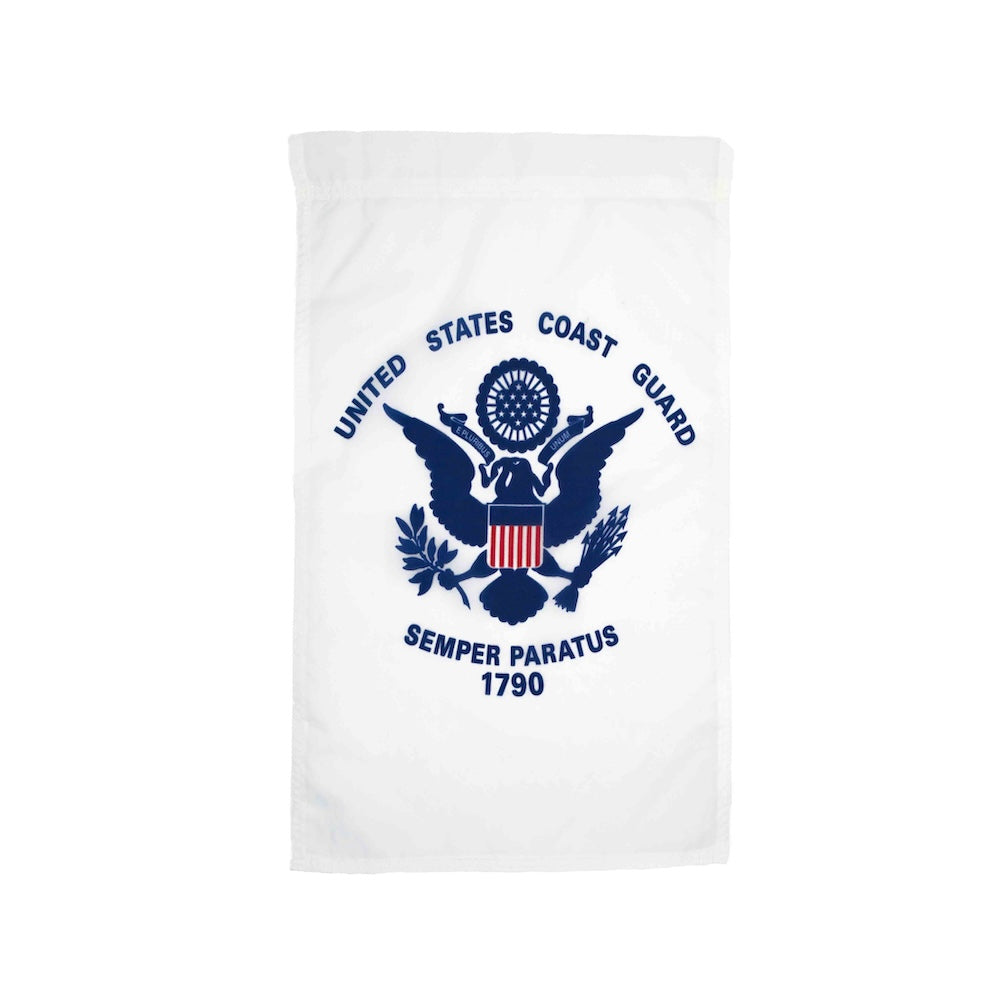 Nylon Coast Guard garden flag