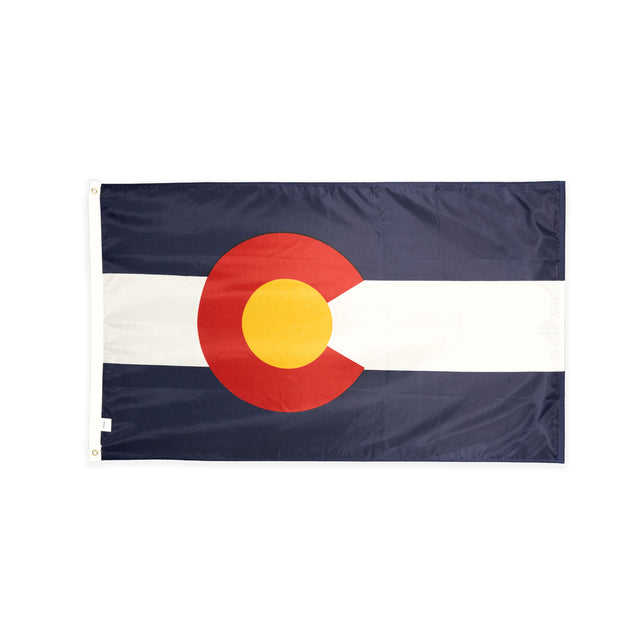 Nylon Colorado state flag with grommets