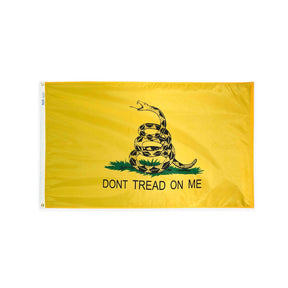 Nylon Gadsden flag with grommets