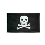 Nylon Jolly Roger flag with grommets