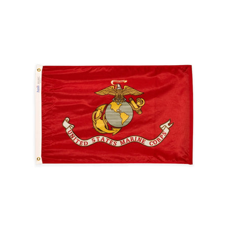 Nylon Marine Corps flag with grommets