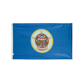 Nylon Minnesota historic state flag with grommets