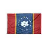 Nylon Mississippi state flag with grommets