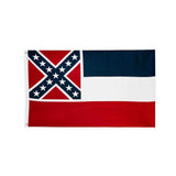 Nylon Mississippi Historic flag with grommets