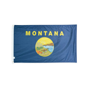 Nylon Montana state flag with grommets